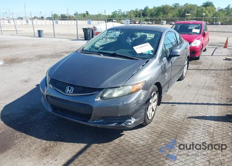 2012 Honda Civic Lx z USA, uszkodzony, nr VIN 2HGFG3B50CH536951